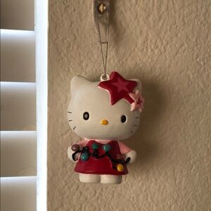 Sanrio Hello Kitty Christmas Ornament Clay/Ceramic Glaze